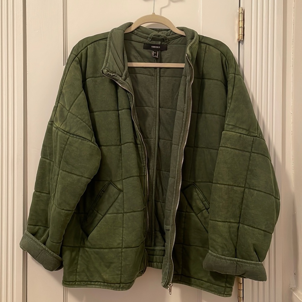 New w/o tags - Forever 21 oversized soft jacket (Free People dupe) - size M